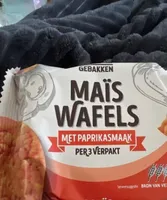 Dunne maiswafels met zeezout