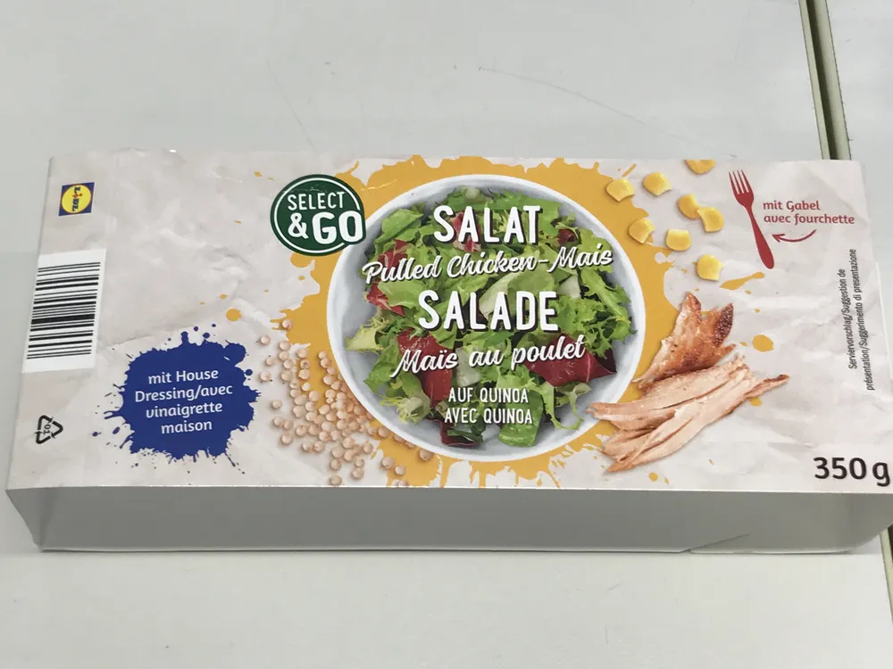 Salat Pulled Chicken-Mais