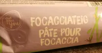 fresh Focaccia dough round