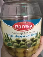 Aceitunas verdes, sabor Anchoa, con hueso