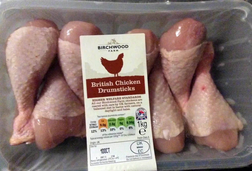 British chicken drumsticks