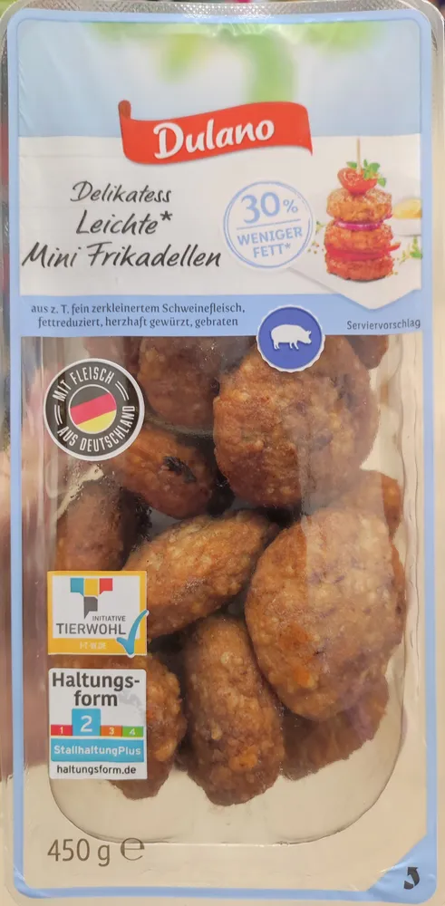Mini Frikadellen leicht