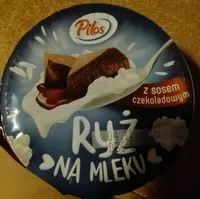 Ryż na mleku z 15% sosem czekoladowym.