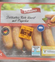 Delikatess Rote Wurst mit Paprika