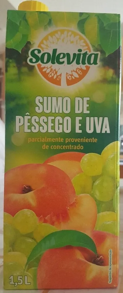 Sumo de Pêssego e Uva