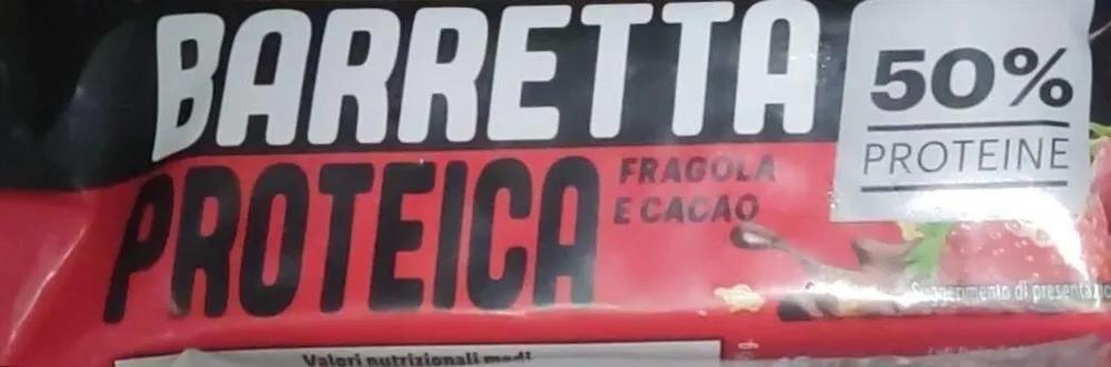 Barretta proteica Fragola e Cacao