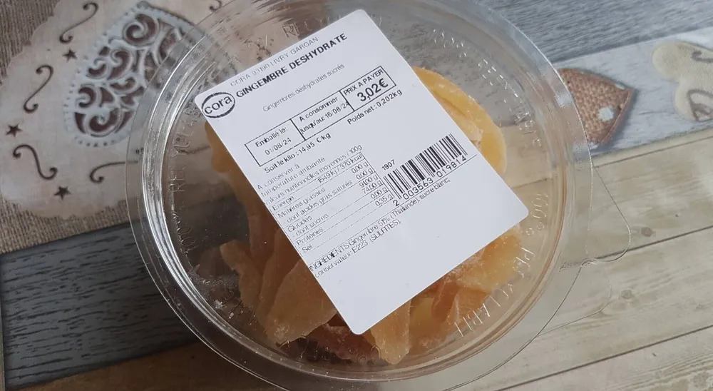 Gingembre déshydraté