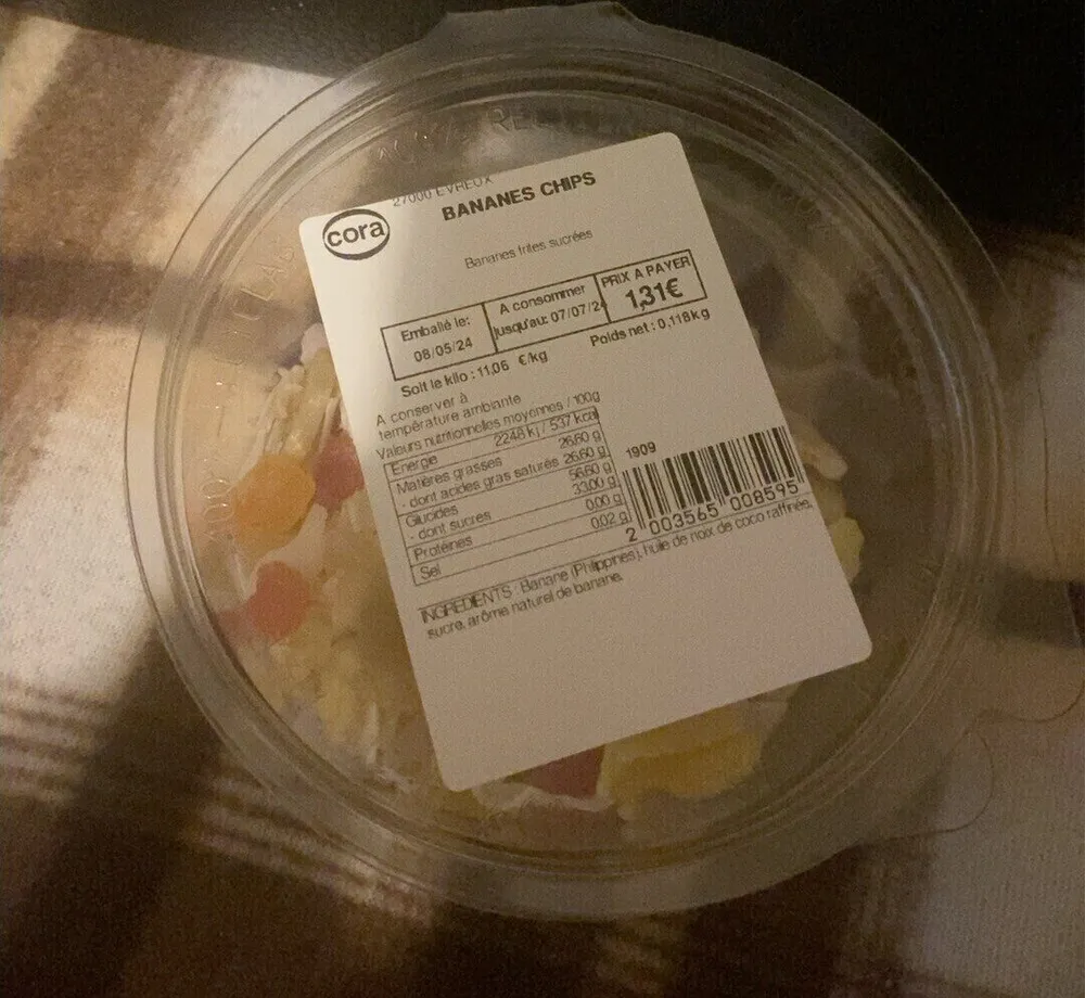bananes chips