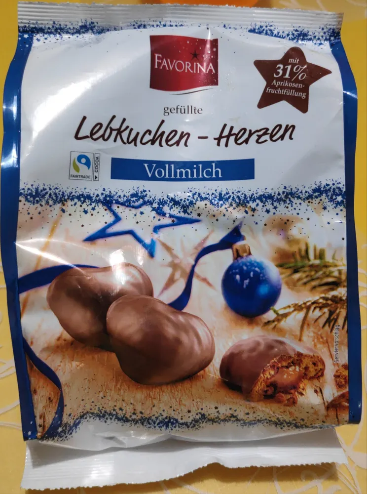 Gefüllte Lebkuchenherzen Vollmilch