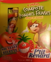 Compote pommes fraises