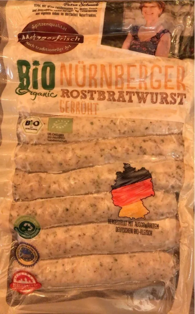 Bio Nürnberger Rostbratwurst