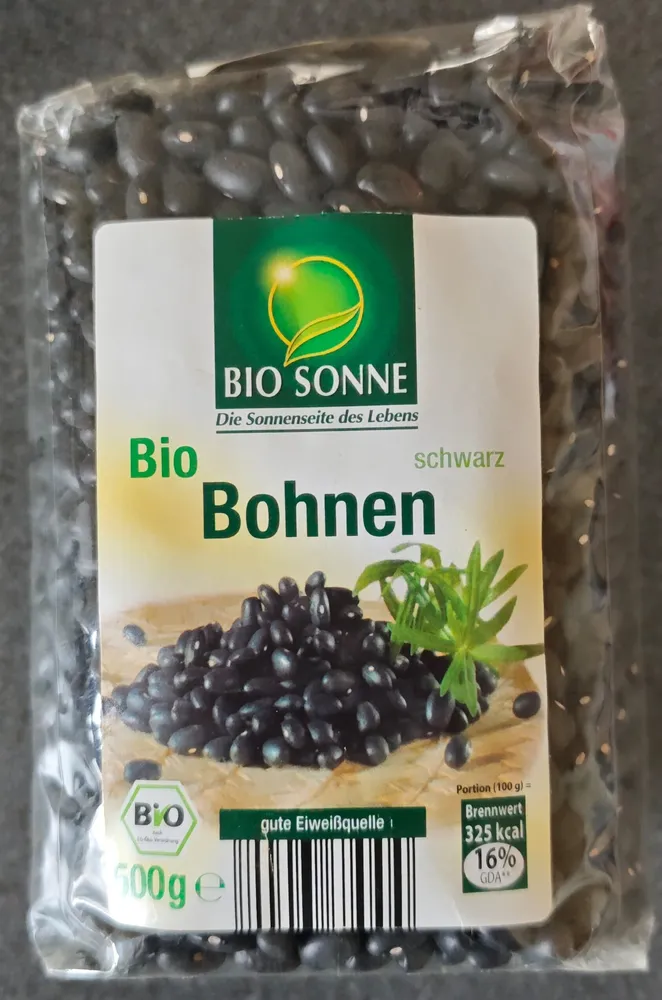 Bio Bohnen schwarz