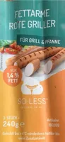 Fettarme rote Griller