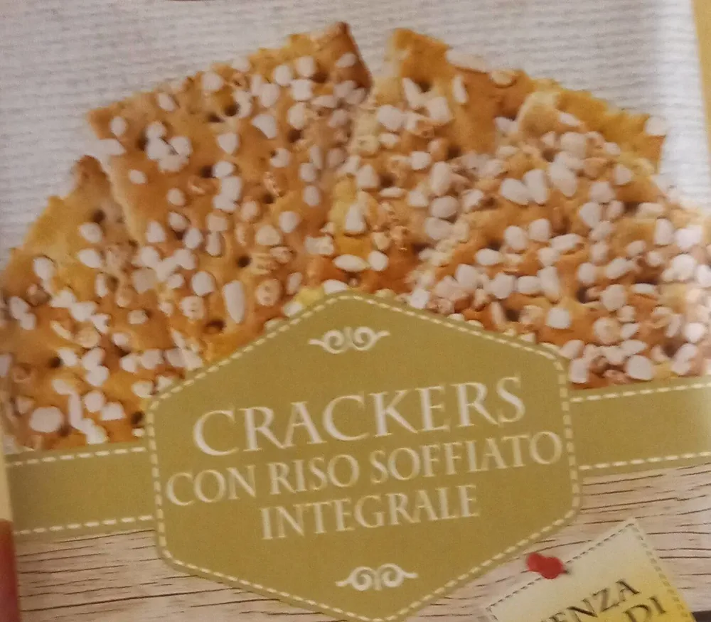 crackers con riso soffiato integrali