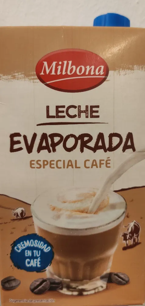 Leche evaporada especial Café