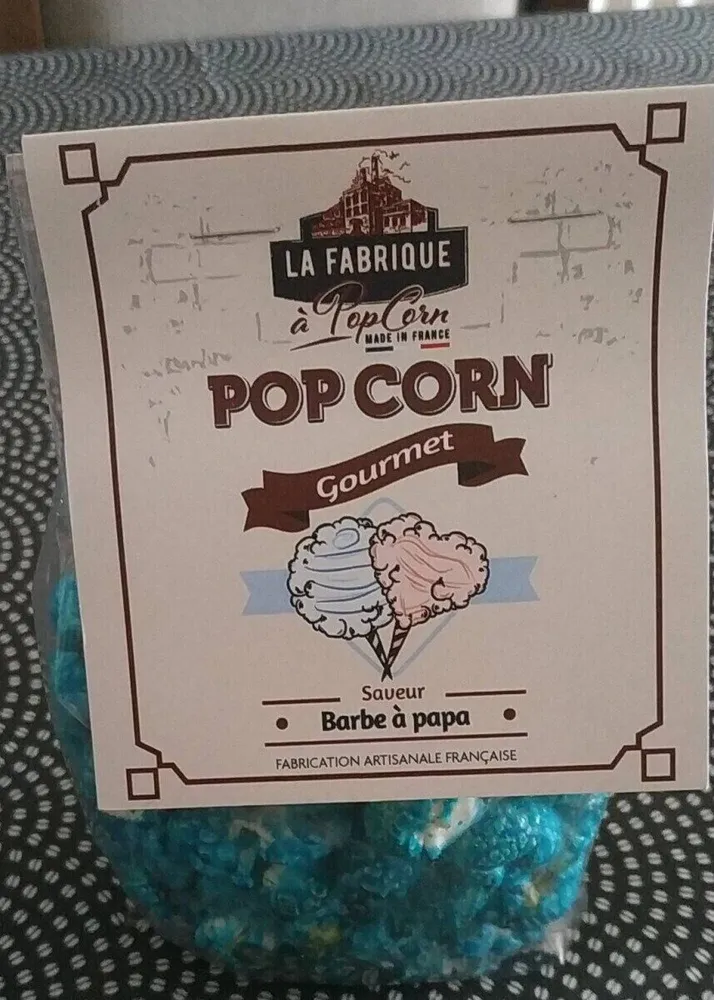 Pop corn gourmet saveur abrbe à papa