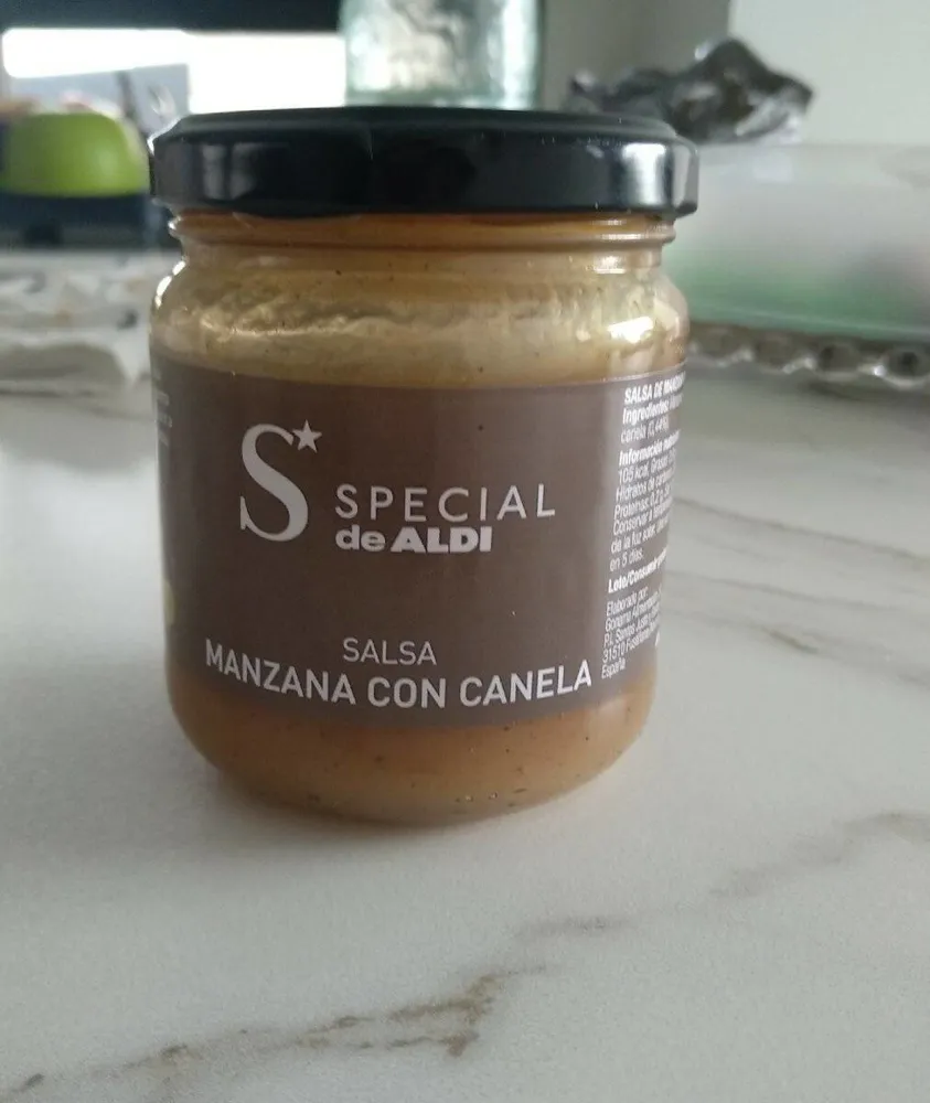 Salsa de manzana con canela