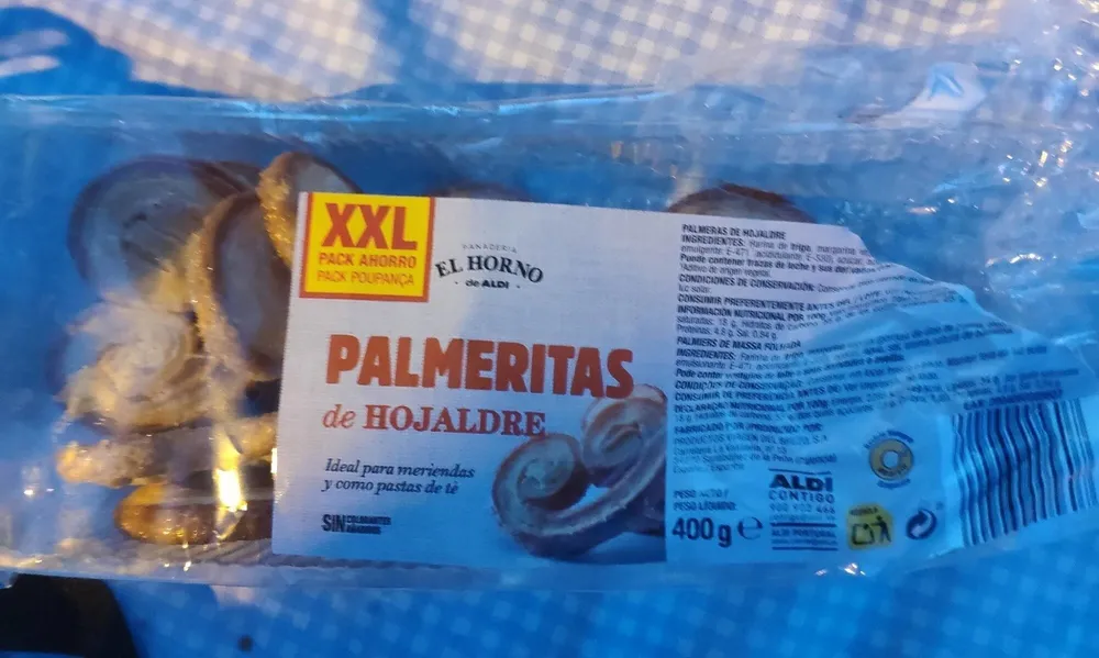 Palmeritas de hojaldre