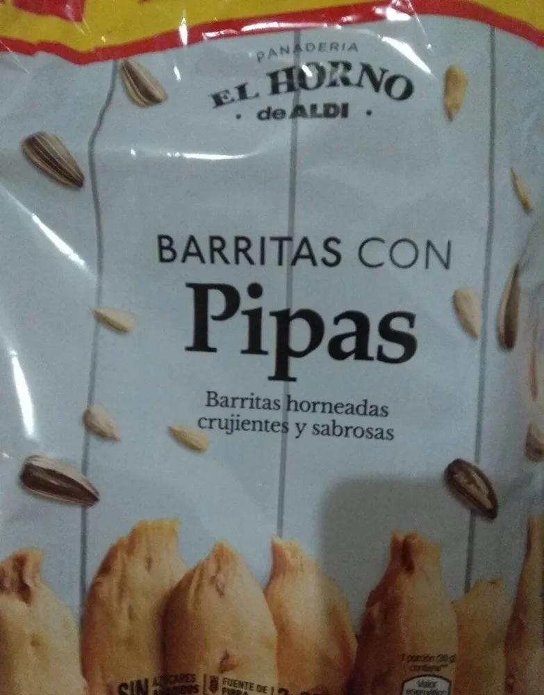 Barritas con pipas