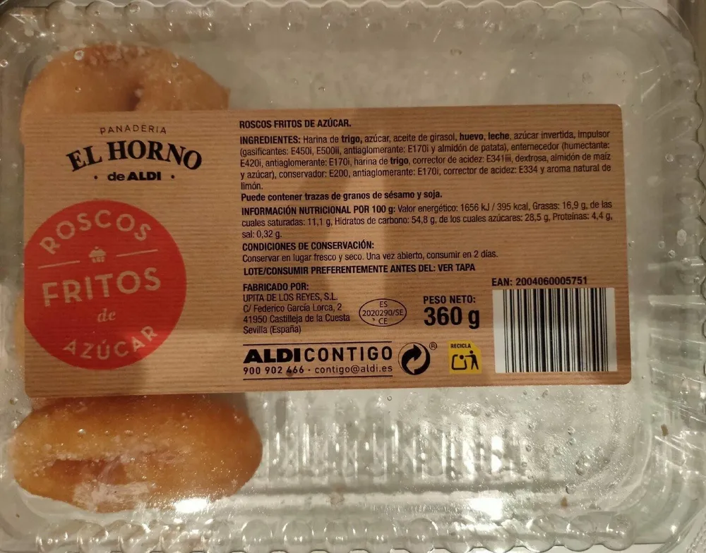 Roscos Fritos de Azúcar