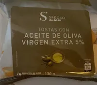 Tostas con aceite de oliva virgen extra 5%