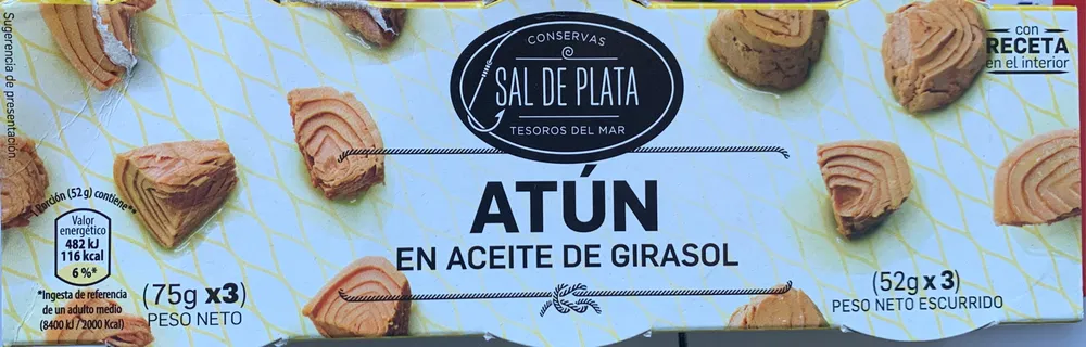 Atún en aceite de girasol