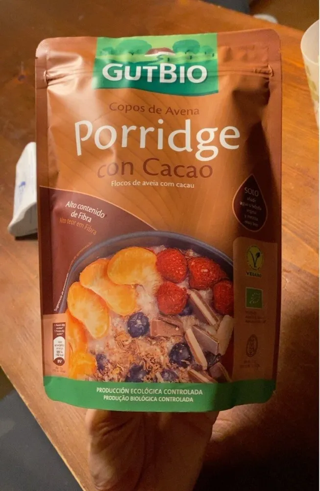 Porridge con cacao