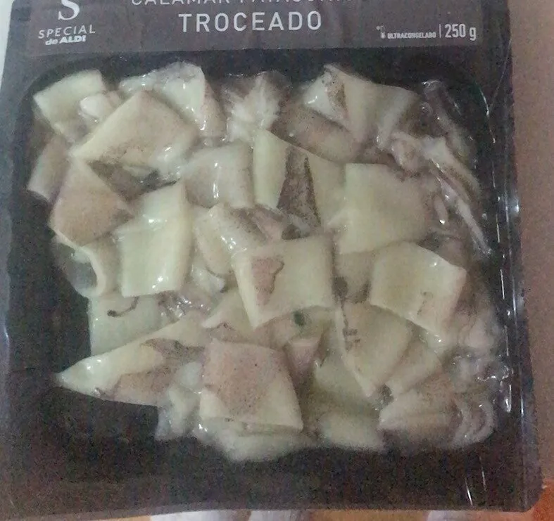 Calamar patagonico troceado
