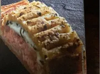 Salmon en hojaldre con salsa crema de espinacas