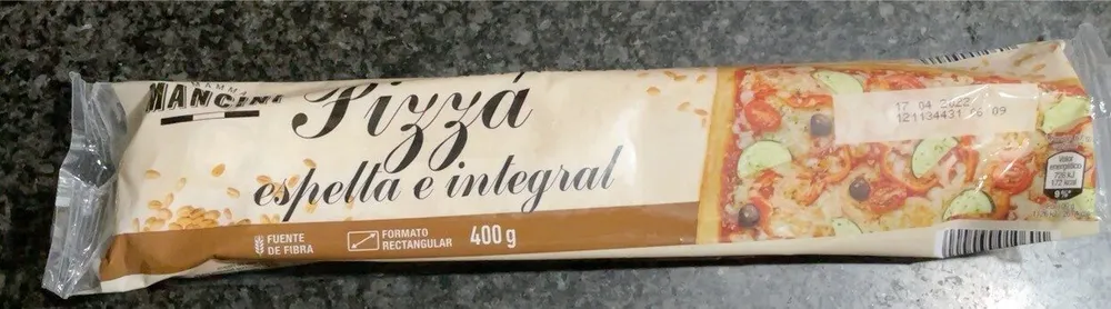 Masa pizza espelta