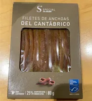 Filetes de anchoa del Cantábrico