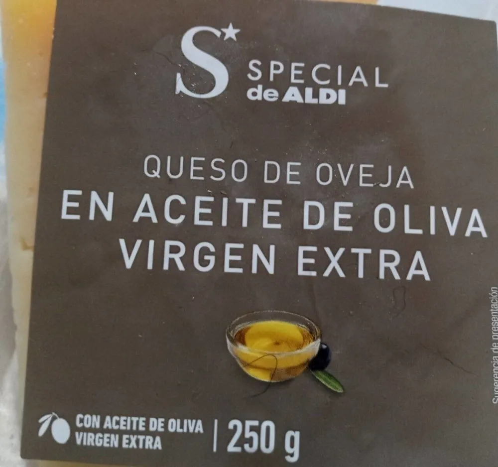 Queso oveja en aceite oliva virgen extra