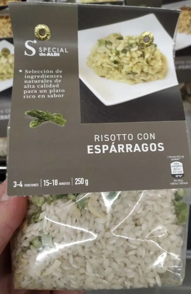 Risotto con esparragos