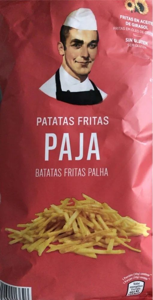 Patatas fritas paja