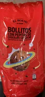 Bollitos con pepitas de chocolate con leche