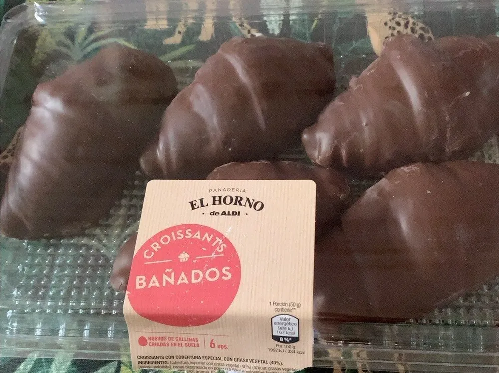 Croissants bañados
