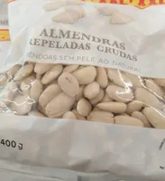 Almendras repeladas crudas