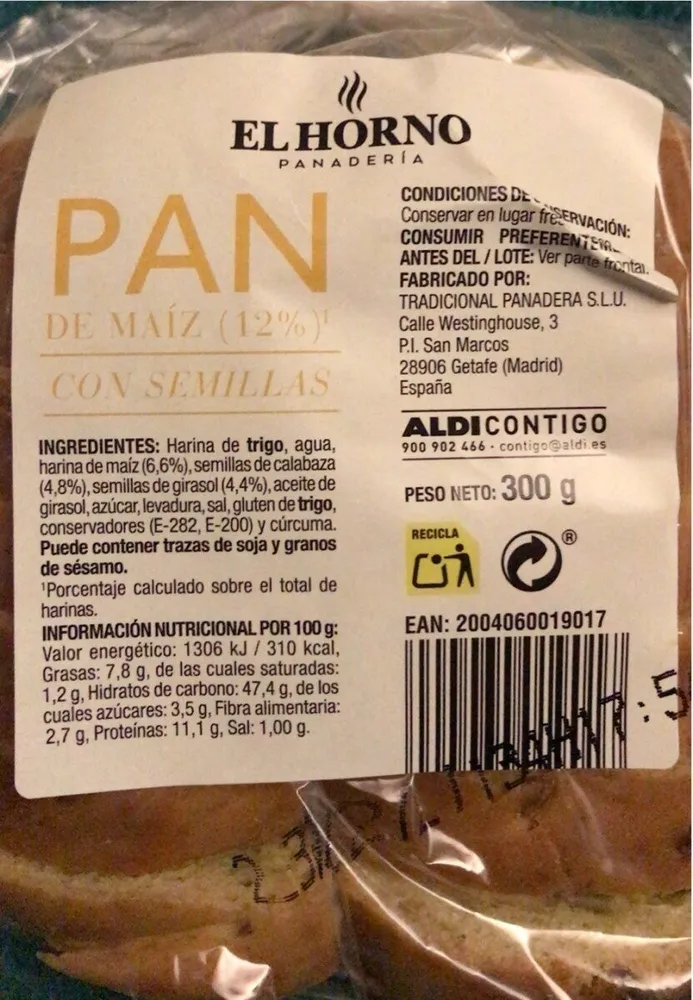Pan de maiz