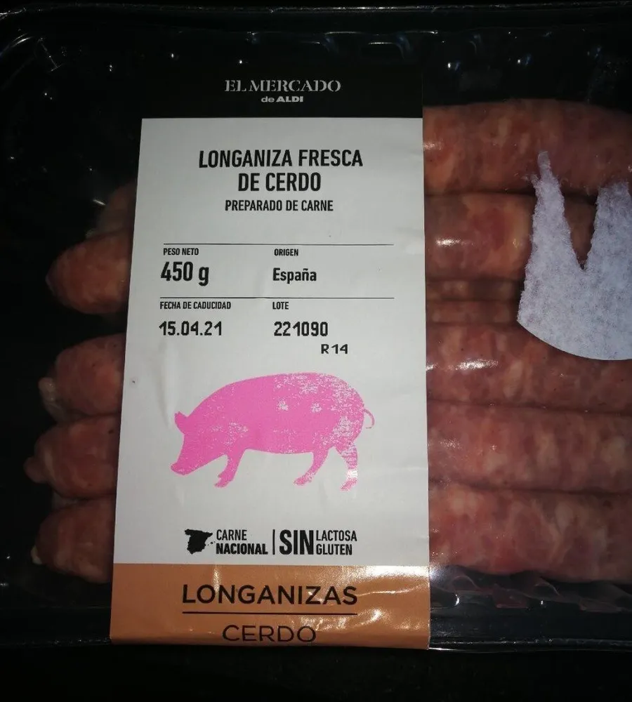 Longaniza fresca de cerdo