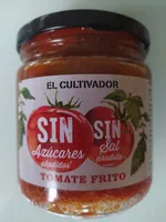 Tomate frito sin azúcares sin sal