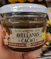Crema de avellanas con cacao