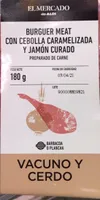 Burguer Meat Cebolla Caramelizada y Jamon Curado
