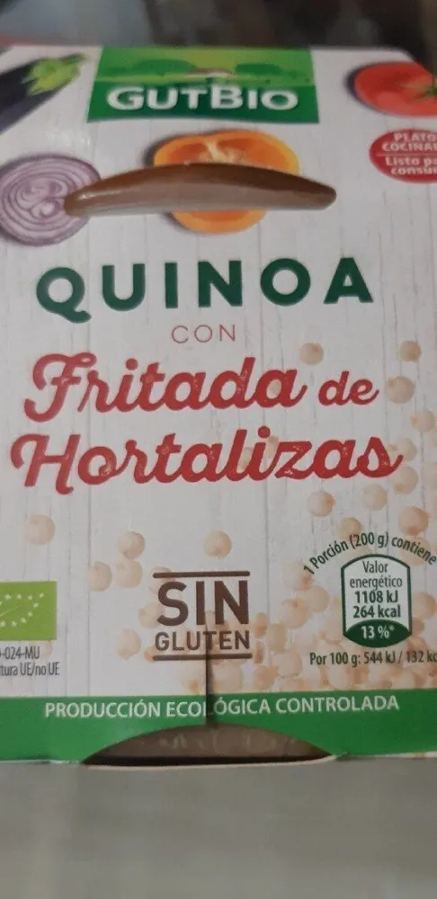 Quinoa con fritada de verduras