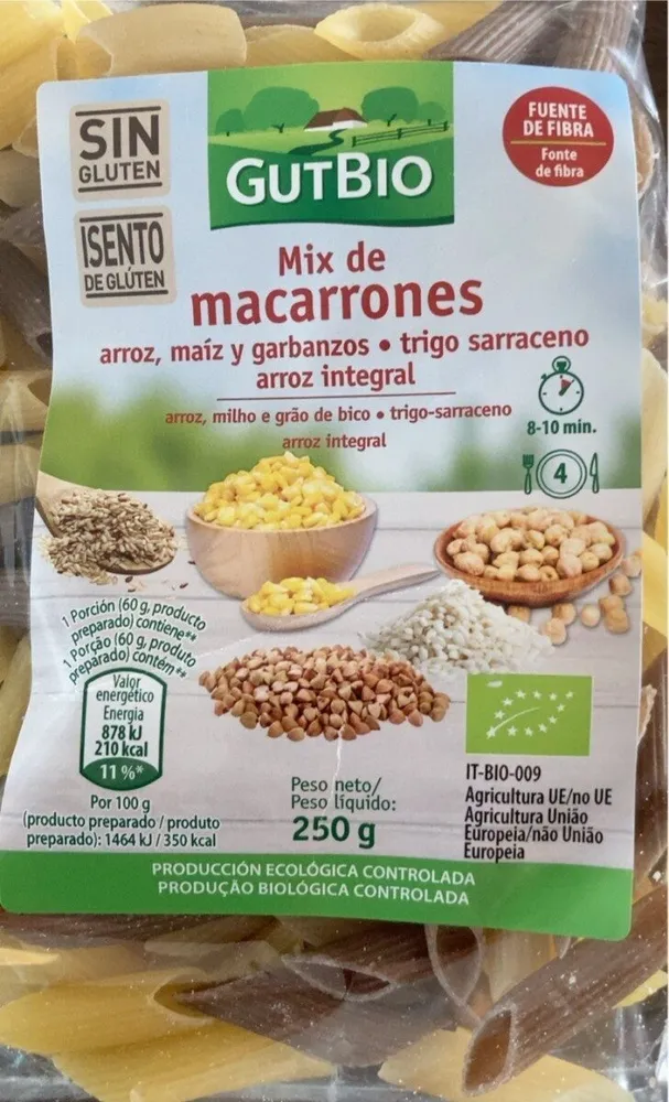 Pasta seca de lentejas amarillas