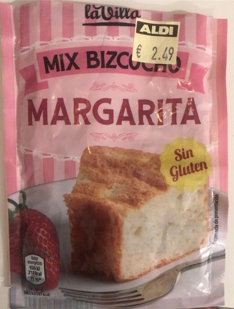 Mix Bizcocho Margarita