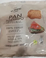 Pan Tostado Integral 100% Trigo Espelta