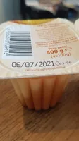 Flan con sabor a vainilla con caramelo