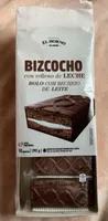 Bizcocho con relleno de leche