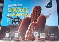 Mini bombón chocolate almendrado sin azúcar