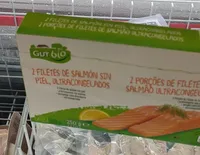 Filetes de salmón sin piel